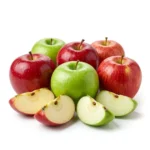 Fresh apples isolated on white background