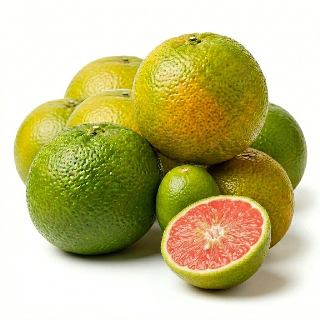 Fresh grapefruit isolated on white background Fresh grapefruit isolated on white background