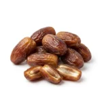 Fresh khajoor dates isolated on white background