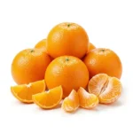 Fresh oranges isolated on white background