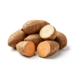 Fresh shakarqandi sweet potato isolated on white background